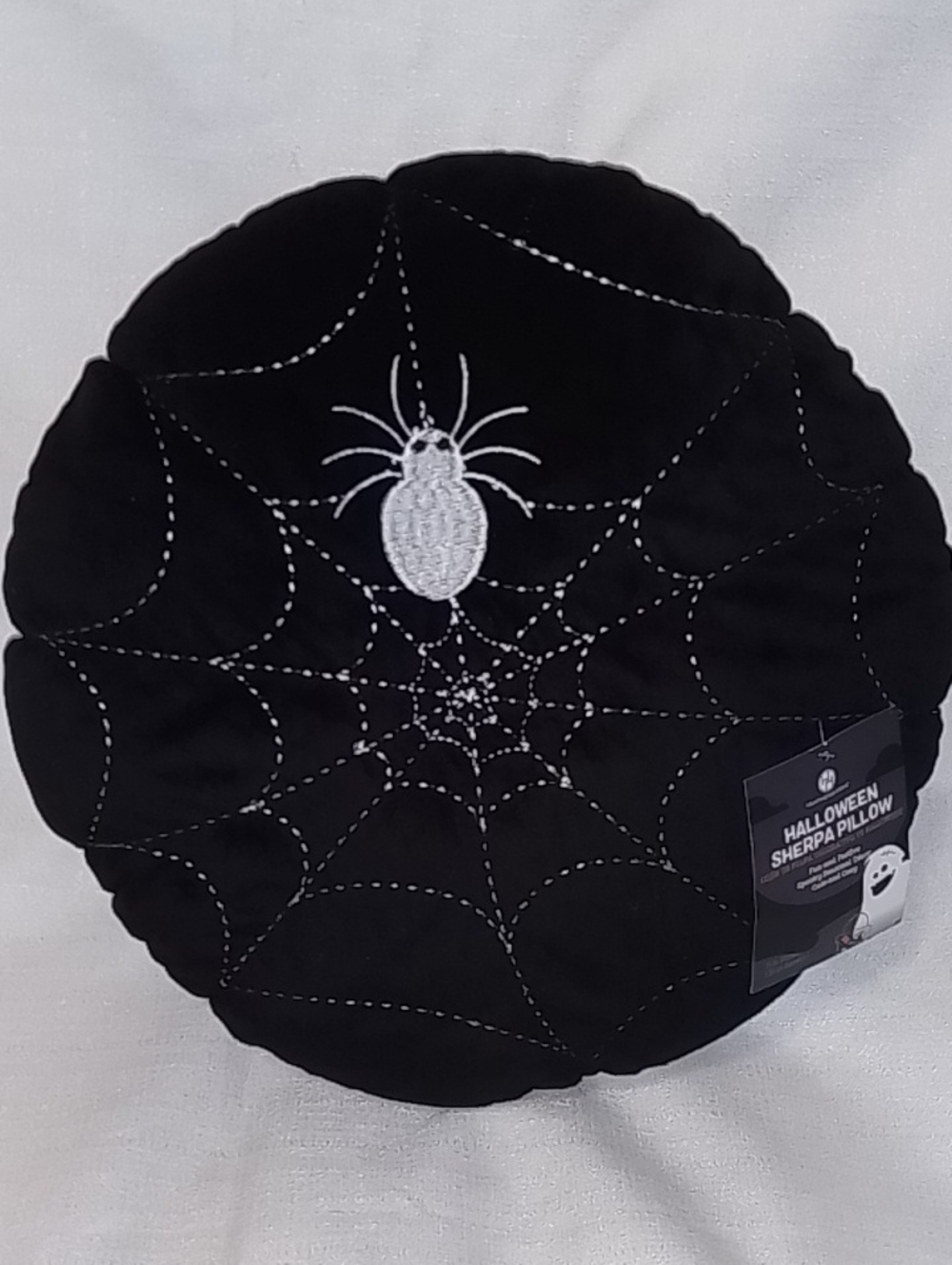 Halloween Black Spider Web Pillow